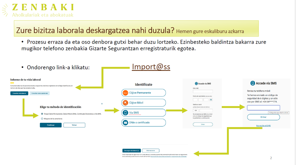 Nola eskatu bizitza laborala SMS bidez: pausoz pauso 1 BIZITZA LABORALA ESKATZEKO PAUSOAK 1024x571 1